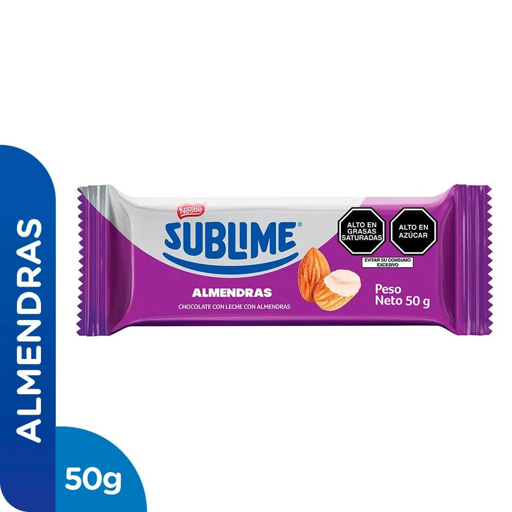 Chocolate Sublime Almendra 50g